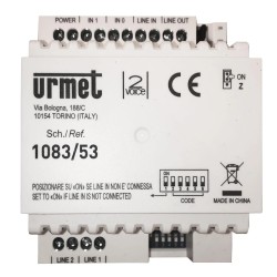 Interface 2Voice 2 platines et 2 colonnes - URMET 1083/53