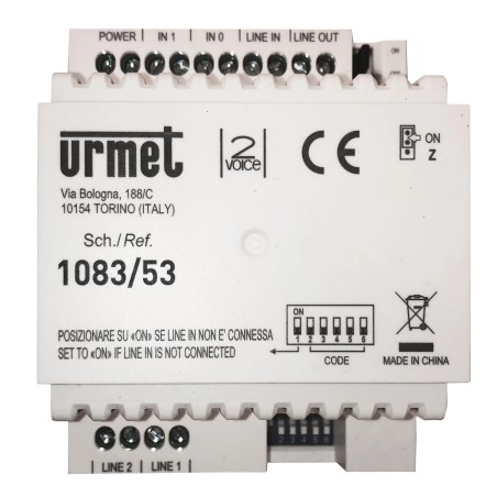Interface 2Voice URMET 1083/53