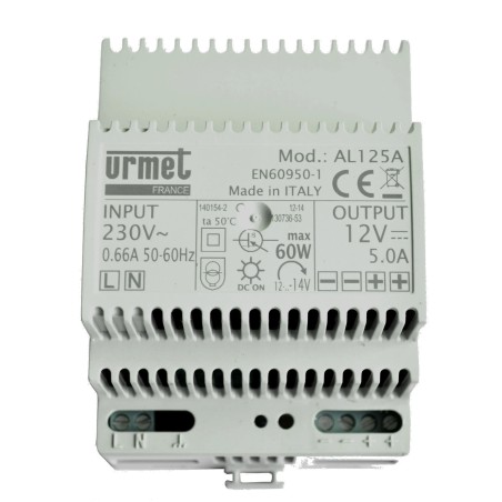 Alimentation gache ou ventouse URMET AL12/5A