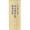 Clavier codé Champagne avec percage T25 - URMET CE20ZC54