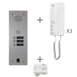Kit audio préprogrammé 3 boutons 2Voice - URMET KA83/103