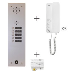 Kit audio préprogrammé 5 boutons 2Voice - URMET KA83/105