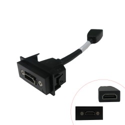 Prise Hdmi Living Now préconnectorisée 1 module BTK4284P