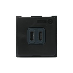 Chargeur USB Living Now 15W Type C 2 modules BTK4286C2