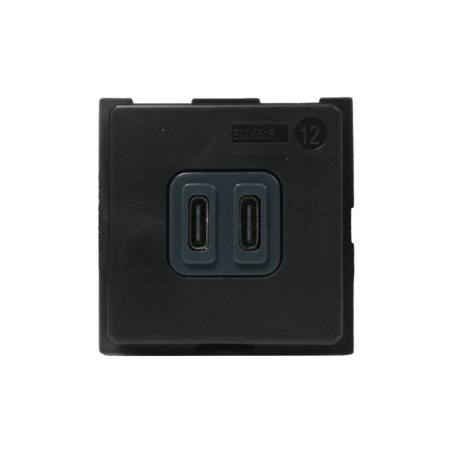 Chargeur USB Living Now 15W Type C 2 modules