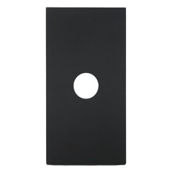 Enjoliveur prise TV Living Now 2 modules noir BTKG08M2