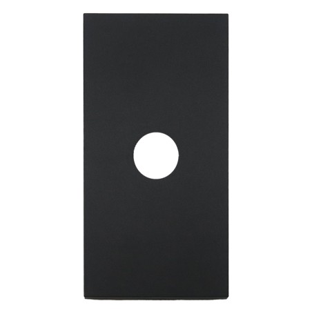 Enjoliveur prise TV Living Now 2 modules noir