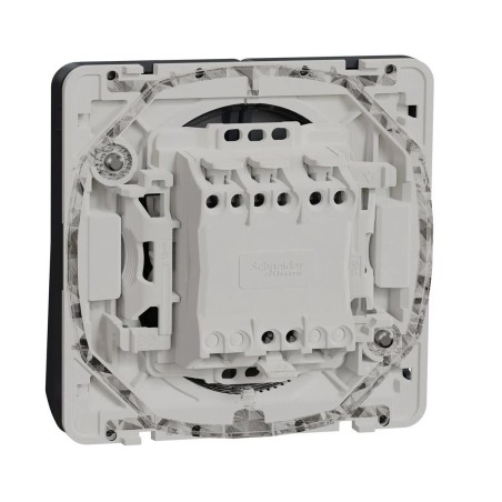 Mureva Double poussoir lumineux SCHNEIDER