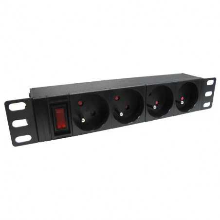Bandeau PDU 10 pouces 4 prises de courant - OLTRIX VDI023