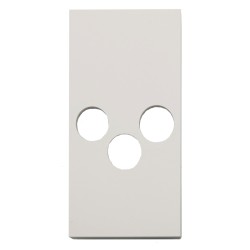 Enjoliveur prise TV-R-SAT Living Now 2 mod. blanc BTKW26M2