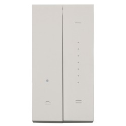 Enjoliveur variateur Living Now 2 modules blanc BTKW19