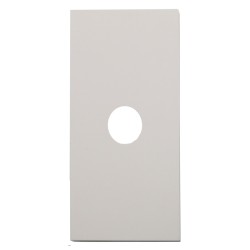 Enjoliveur prise TV Living Now 2 modules blanc BTKW08M2