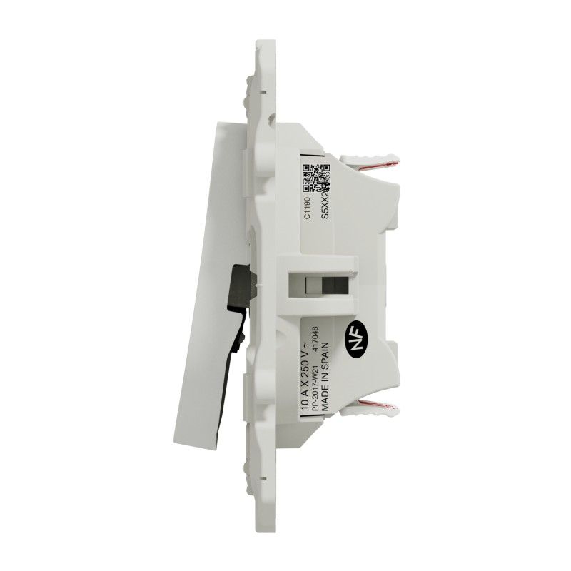 Interrupteur Double Va-et-vient Schneider OVALIS S260214 - Occasion Fonctionnel