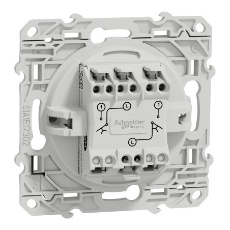 Odace Double poussoir SCHNEIDER