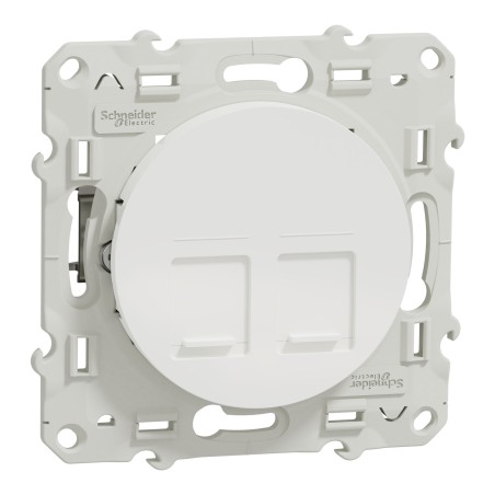 Odace Prise double RJ45 SCHNEIDER S520486
