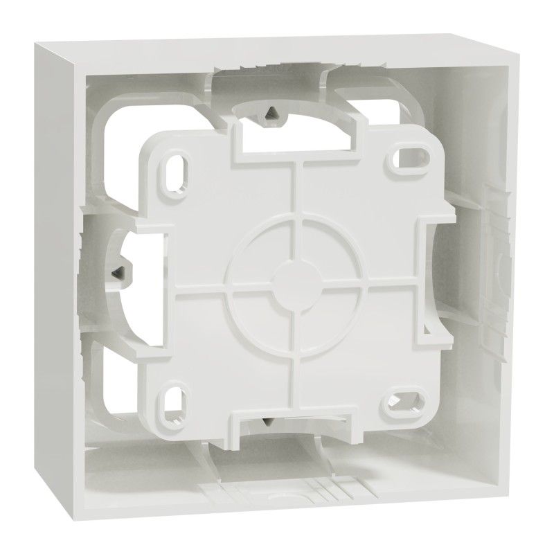 Boîtier Électrique Saillie Arrière Double 45° – Electrosmart – Support Incliné Pour Prises Et Connexions Sur Établi Ou Bureau
