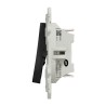 Odace Double interrupteur ou poussoir S540214
