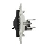 Odace Prise haut parleur Anthracite  S540487