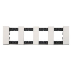 Plaque blanc Living Now 4x2 modules BTKA4802M4KW