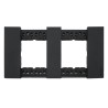 Plaque noir Living Now 2x2 modules - BTICINO BTKA4802M2KG