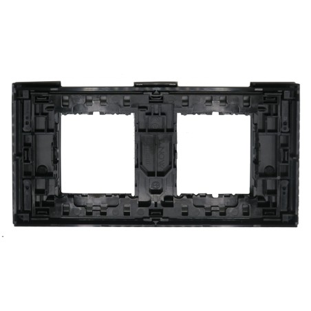Plaque noir Living Now 2x2 modules - BTICINO BTKA4802M2KG