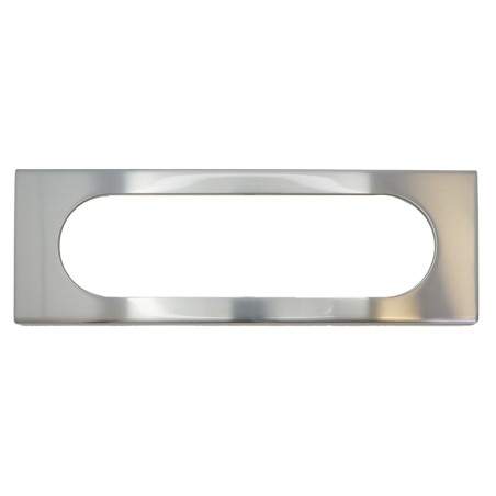 Plaque 3 postes ETENDUE Inox Brossé Céliane