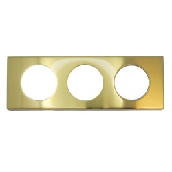 LEGRAND 069133 -  Plaque 3 poste Bronze Doré Céliane Legrand