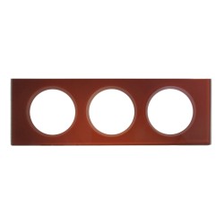 LEGRAND 069473 -  Plaque, 3 postes, Verre Carmin, Céliane, Legrand - FC