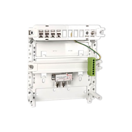 Coffret communication Grade 3TV 4 RJ45