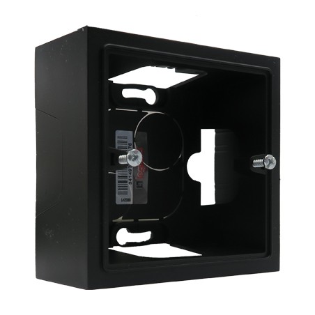 Dooxie Cadre saillie 1 poste Noir