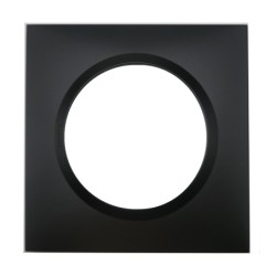 Dooxie Plaque finition 1 poste Noir - 600891
