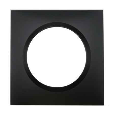 Dooxie Plaque finition 1 poste Noir