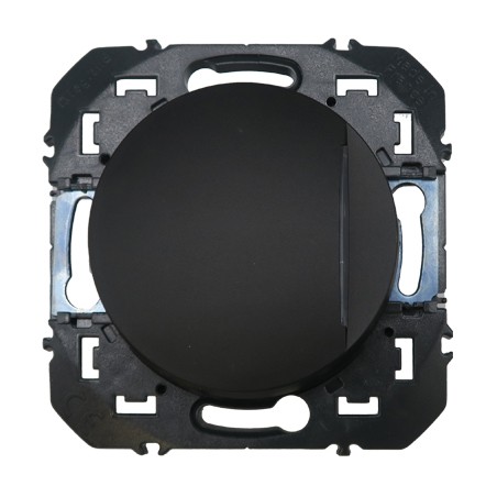 Dooxie Poussoir avec voyant lumineux 6A Noir