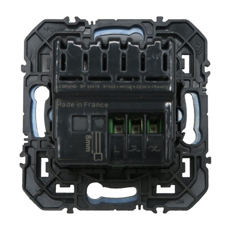 Dooxie Interrupteur variateur 2 fils Noir