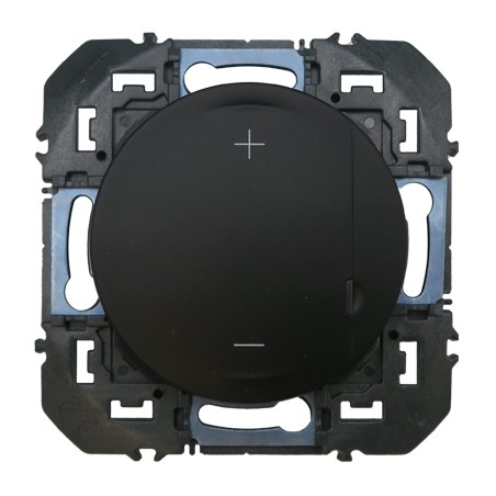 Dooxie Interrupteur variateur 2 fils Noir