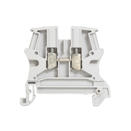 Bloc de jonction de passage à vis 4mm² Gris