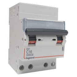 Disjoncteur 4P à vis C16 16A pour peigne - LEGRAND 407914