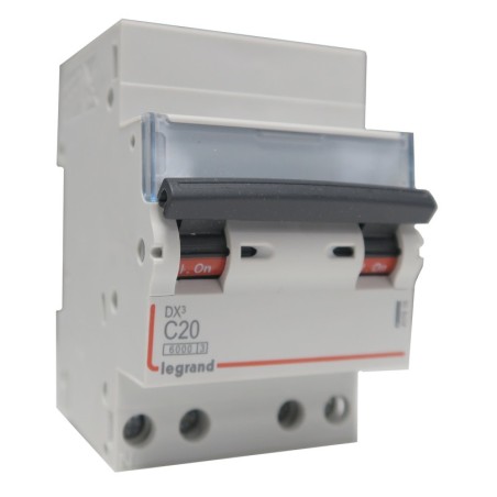 Disjoncteur 4P à vis C20 20A pour peigne