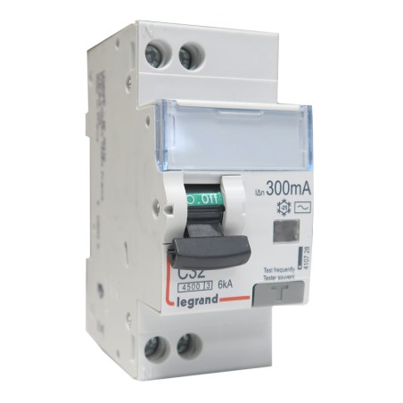 Disjoncteur différentiel U+N C32 4,5/6K AC 300mA