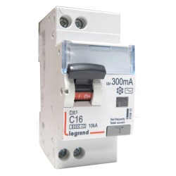 Disjoncteur différentiel P+N C16 6/10K AC 300mA - LEGRAND 410813