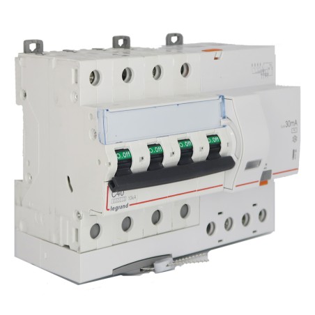 Disjoncteur différentiel 4P C40 6/10k AC 30mA