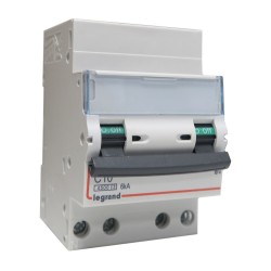 Disjoncteur 4P Auto/à vis C10 10A - LEGRAND 406917