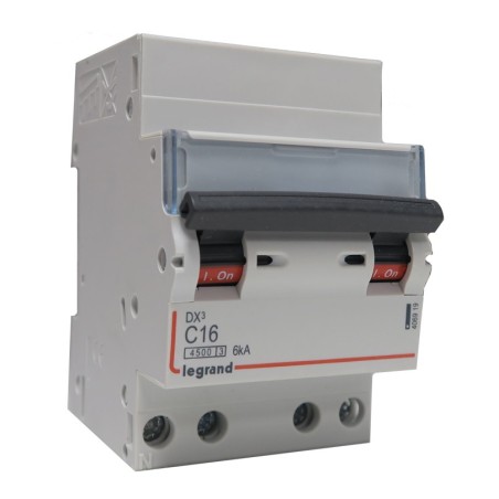 Disjoncteur 4P Auto/à vis C16 16A