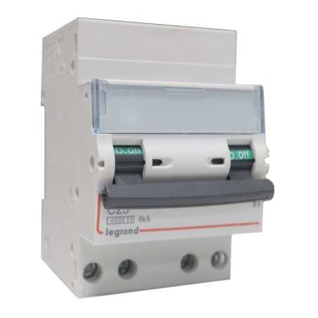 Disjoncteur 4P Auto/à vis C25 25A