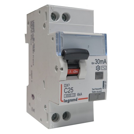 Disjoncteur différentiel à vis U+N C25 AC 30mA
