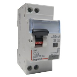 Disjoncteur différentiel U+N C32 4,5/6K AC 30mA - LEGRAND 410708