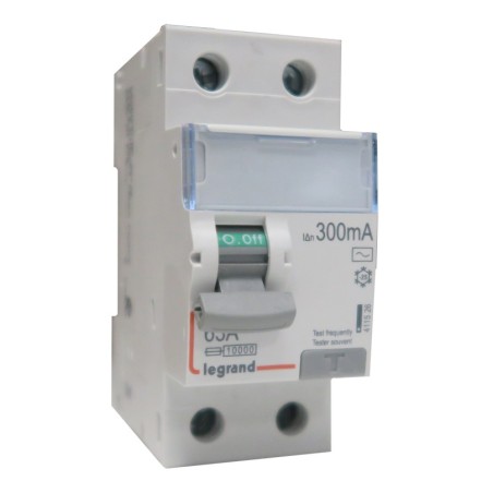 Interrupteur différentiel 2P 63A AC 300mA