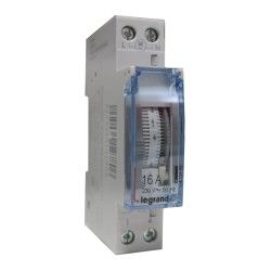 Interrupteur horaire manuel 1M 1 sortie 16A - LEGRAND 412780