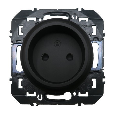 Dooxie Prise de courant à puits 2P Noir