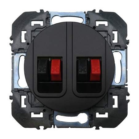 Dooxie Prise haut parleurs double Noir